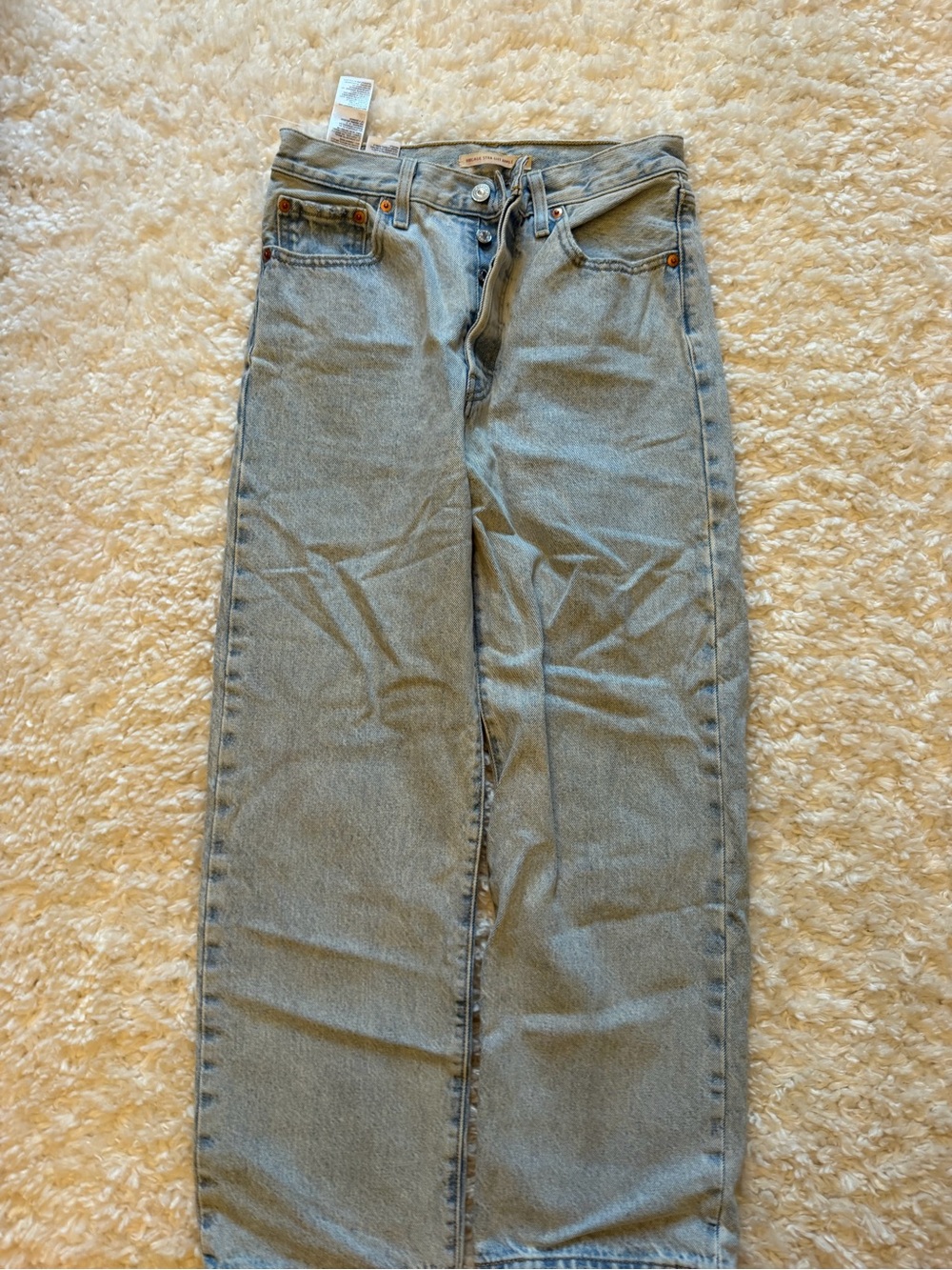 Levi's Women's Light Blue Relaxed Straight Jeans